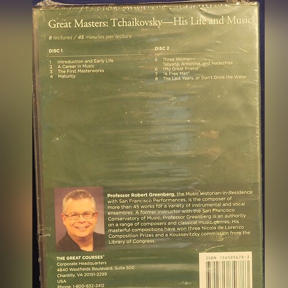 SEALED The Great Courses Great Courses: Tchaikovsky-His Life and Music DVD/Guide - Picture 3 of 5